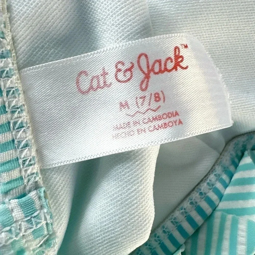 Cat & Jack | Flounce Trimmed One Piece Swimsuit (M)
